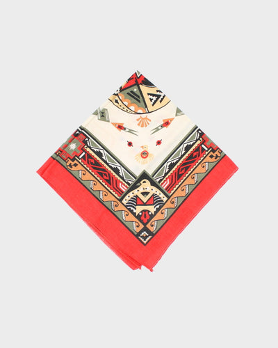Red Pattern Bandana