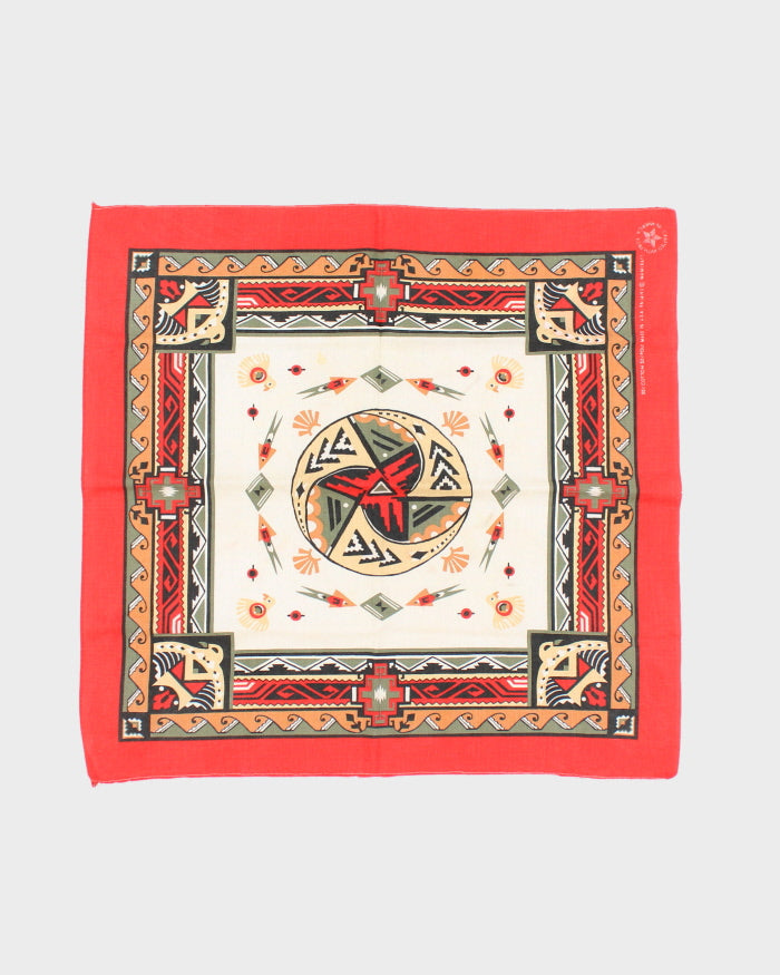 Red Pattern Bandana