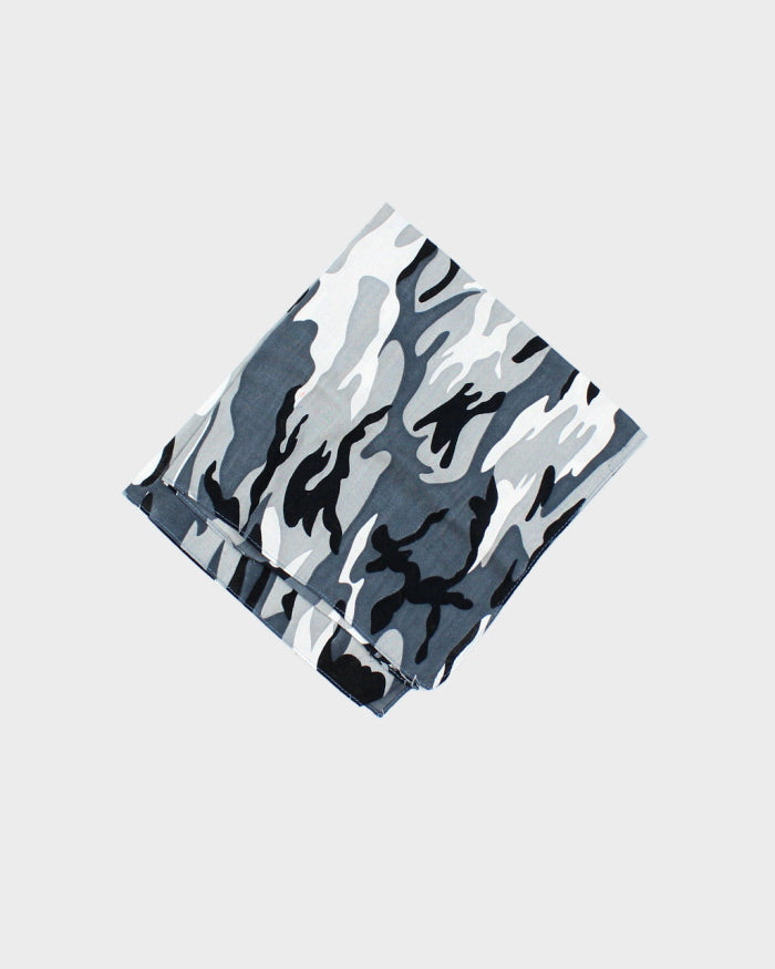 Grey Camouflage Bandana
