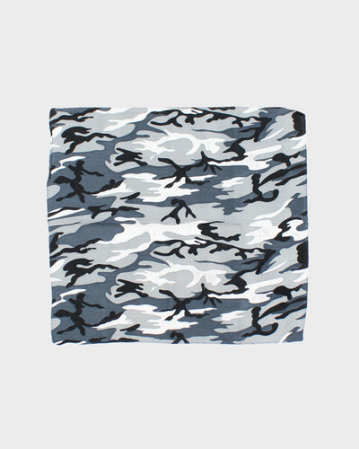 Grey Camouflage Bandana