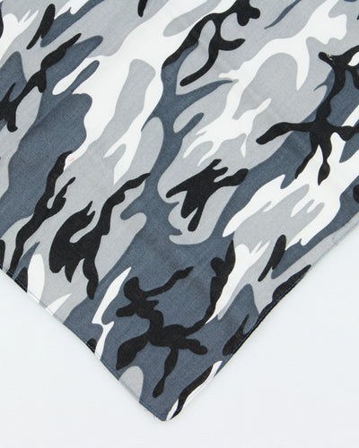 Grey Camouflage Bandana
