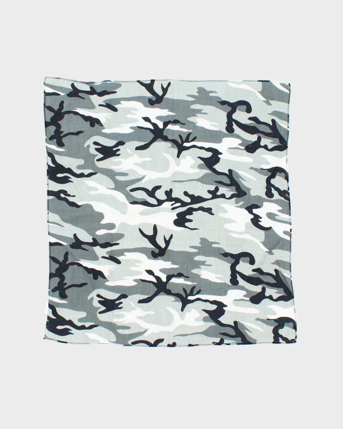 Grey Camouflage Bandana
