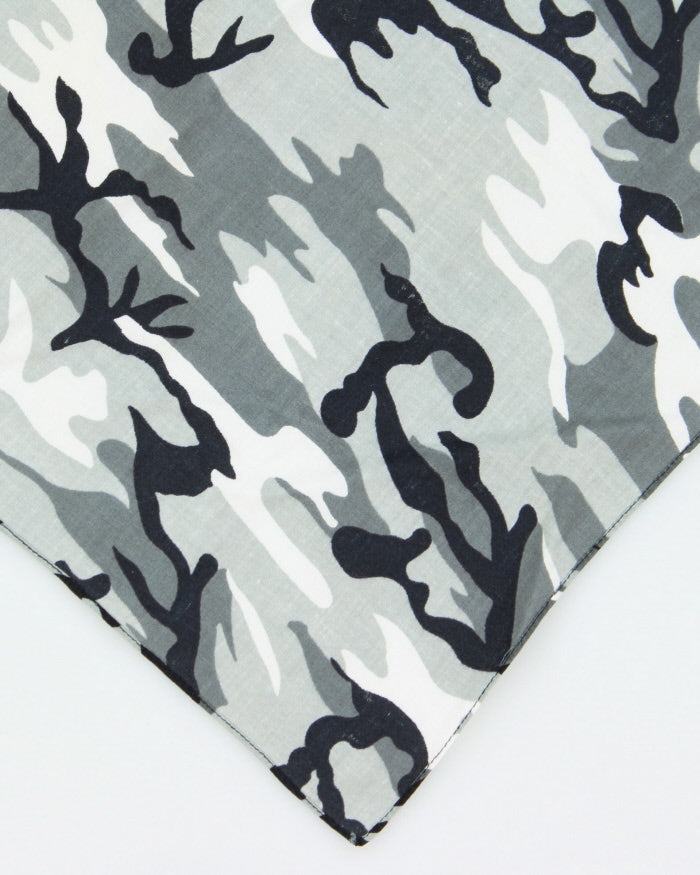 Grey Camouflage Bandana