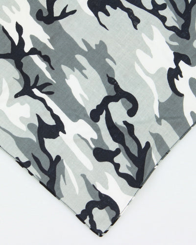 Grey Camouflage Bandana