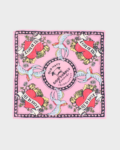 Old Navy Pink Red Hot Bandana