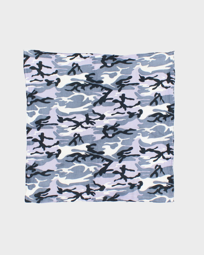 Camouflage Grey Bandana