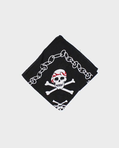 Black Skull & Cross Bones Bandana