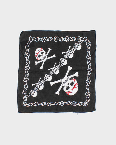 Black Skull & Cross Bones Bandana