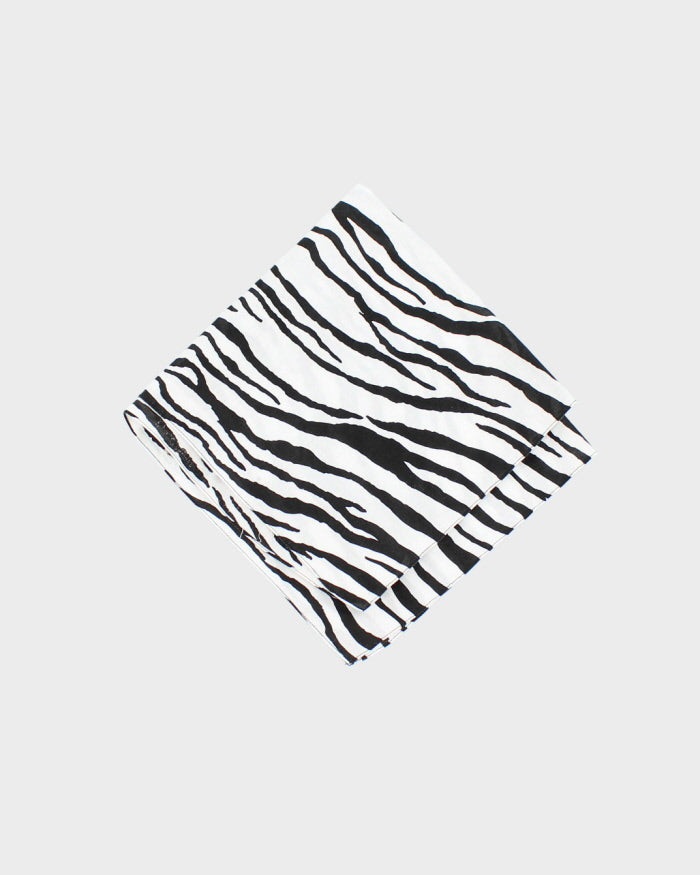 Zebra Print Bandana
