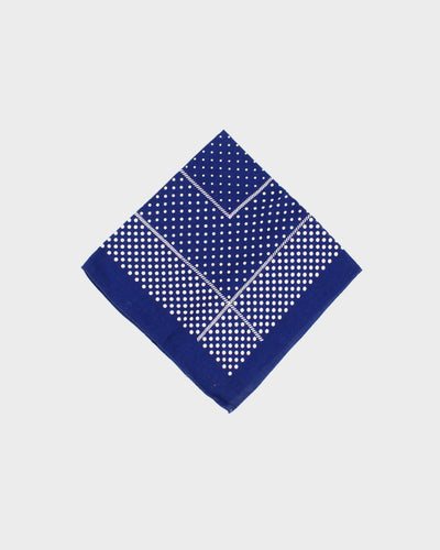 Polka Dot Navy Bandana