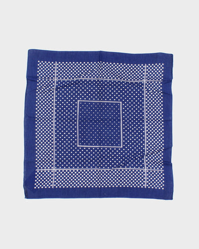 Polka Dot Navy Bandana