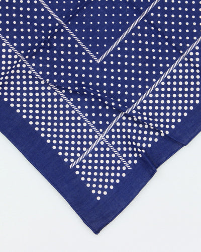 Polka Dot Navy Bandana
