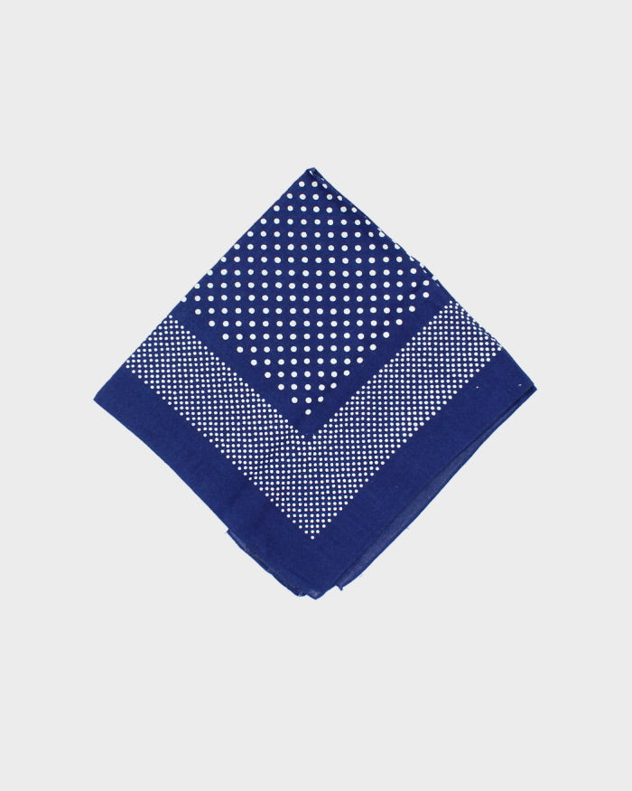Navy Polka Dot Bandana