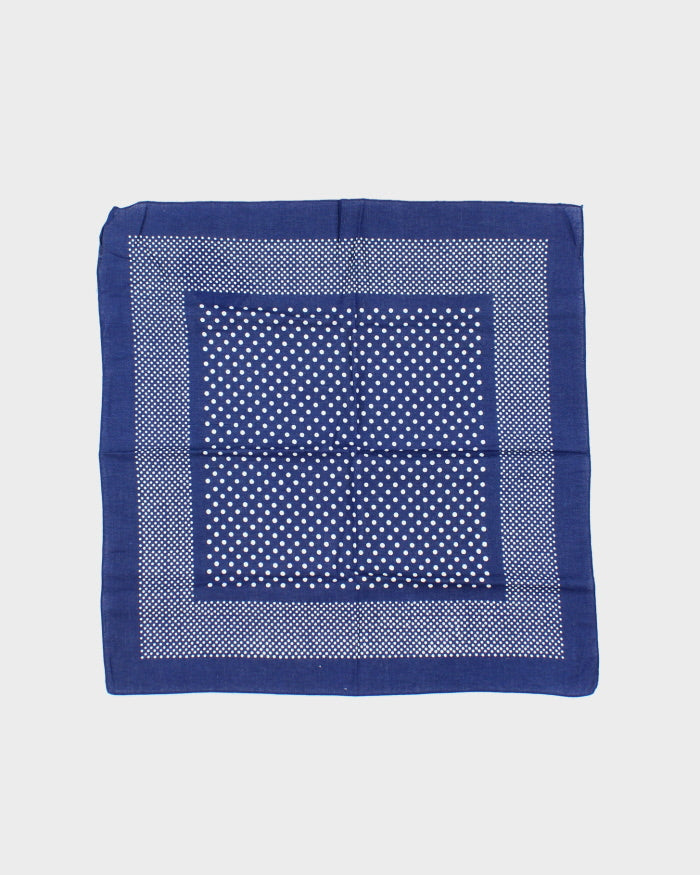 Navy Polka Dot Bandana
