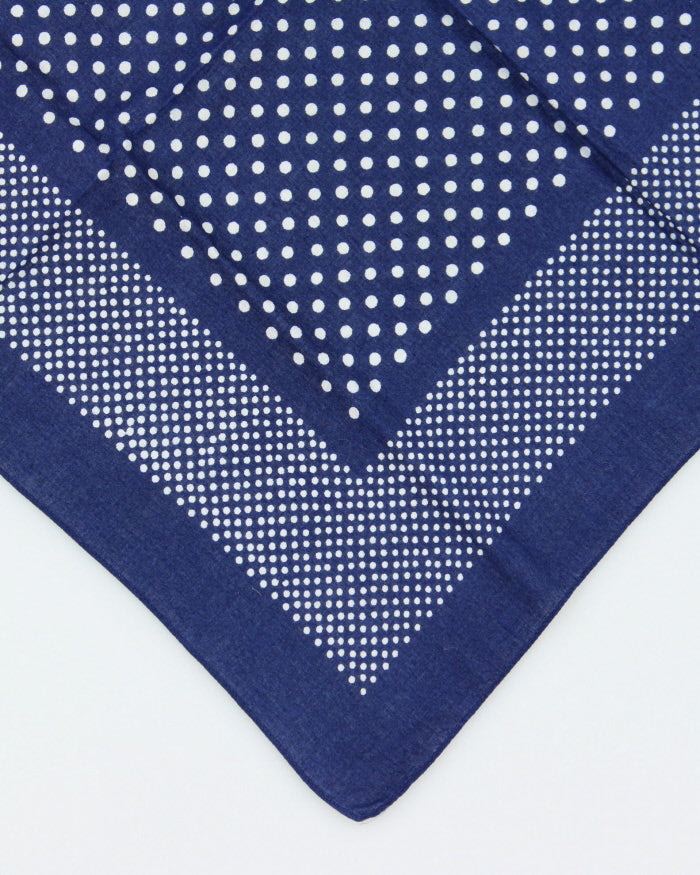 Navy Polka Dot Bandana