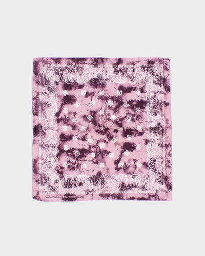 Purple Tie-dye Bandana