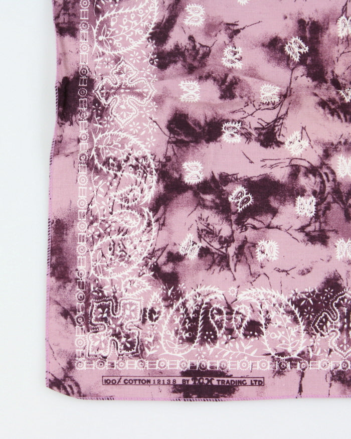Purple Tie-dye Bandana