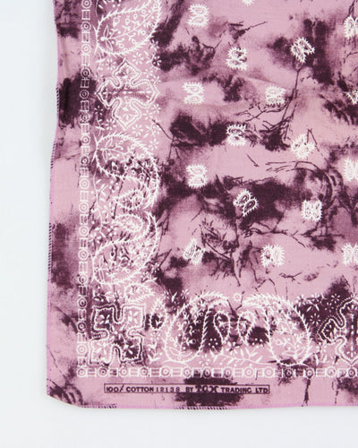 Purple Tie-dye Bandana