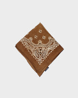 Le Chateau Brown Paisley Pattern Bandana