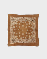 Le Chateau Brown Paisley Pattern Bandana