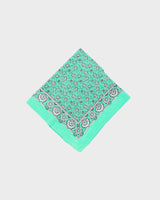 Green Floral Paisley Pattern Bandana