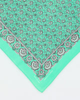 Green Floral Paisley Pattern Bandana