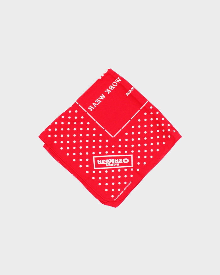 Osh Kosh Polka Dot Red Bandana