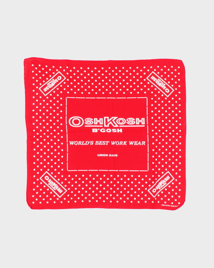 Osh Kosh Polka Dot Red Bandana
