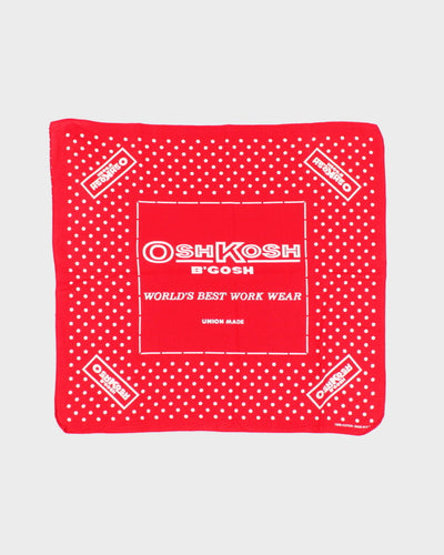 Osh Kosh Polka Dot Red Bandana