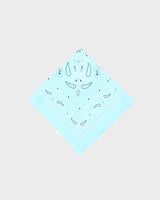 Light Blue Paisley Pattern Bandana