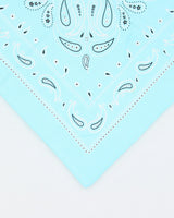 Light Blue Paisley Pattern Bandana