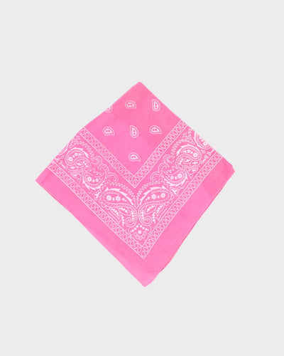 Dosso Dossi Pink Paisley Pattern Bandana