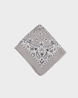 Grey Paisley Pattern Bandana