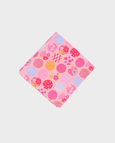 Pink Spotty Pattern Bandana