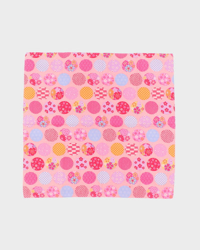 Pink Spotty Pattern Bandana