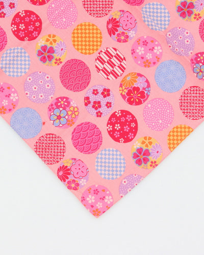 Pink Spotty Pattern Bandana