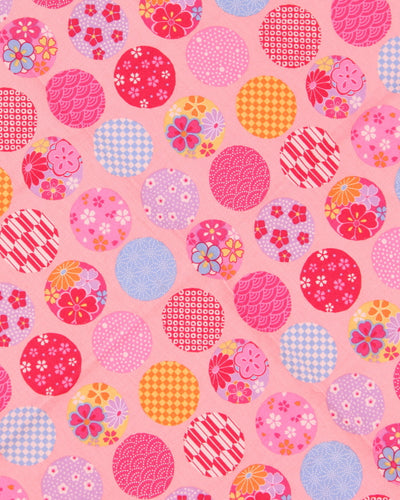 Pink Spotty Pattern Bandana