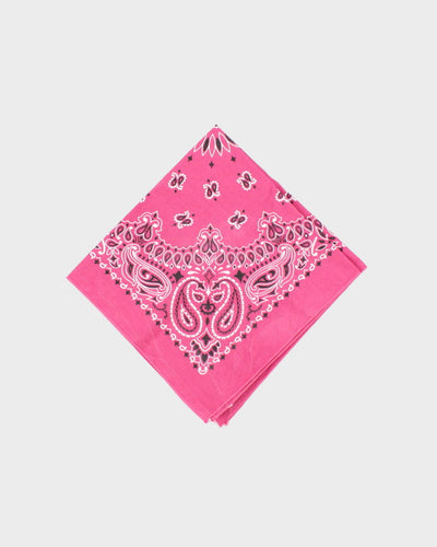 Pink Paisley Pattern Bandana
