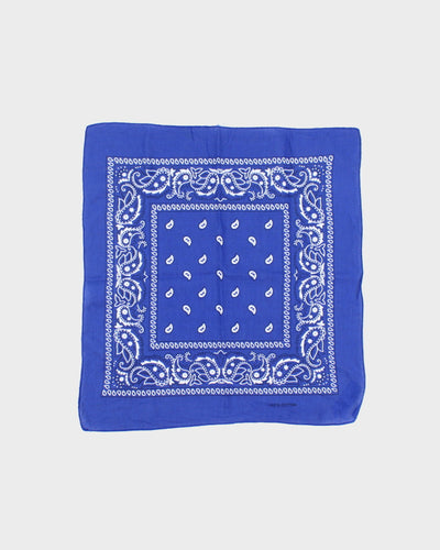 Blue Paisley Pattern Bandana