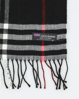 Vintage Checked Cashmere Scarf