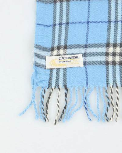 Vintage Royal Rossi Checked Cashmere Scarf