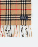 Vintage Burberry Nova Check Wool Scarf