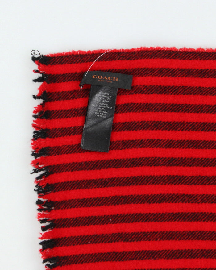 Coach Wool &amp; Cashmere Scarf