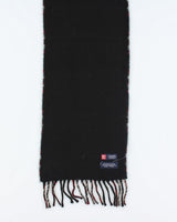 Chaps Checked Tassel Scarf