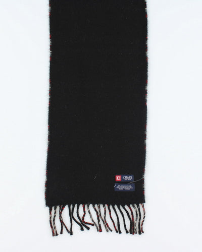 Chaps Checked Tassel Scarf