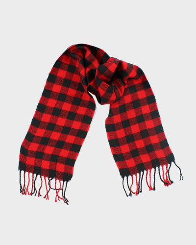 Oggi Checked Cashmere Scarf