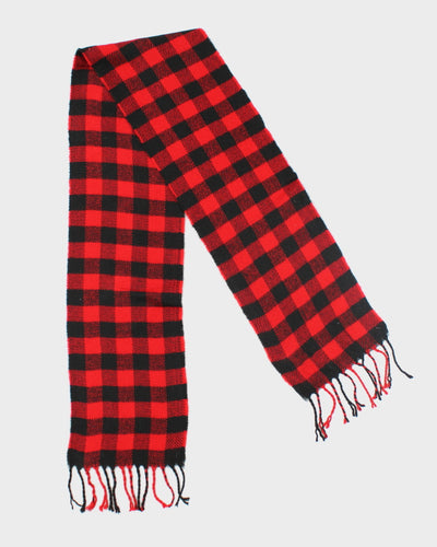 Oggi Checked Cashmere Scarf