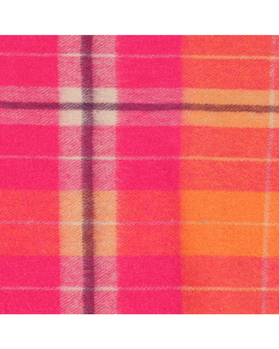 Vintage Edinburgh Checked Lambswool Scarf