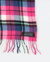 Vintage Cashmere Checked Scarf