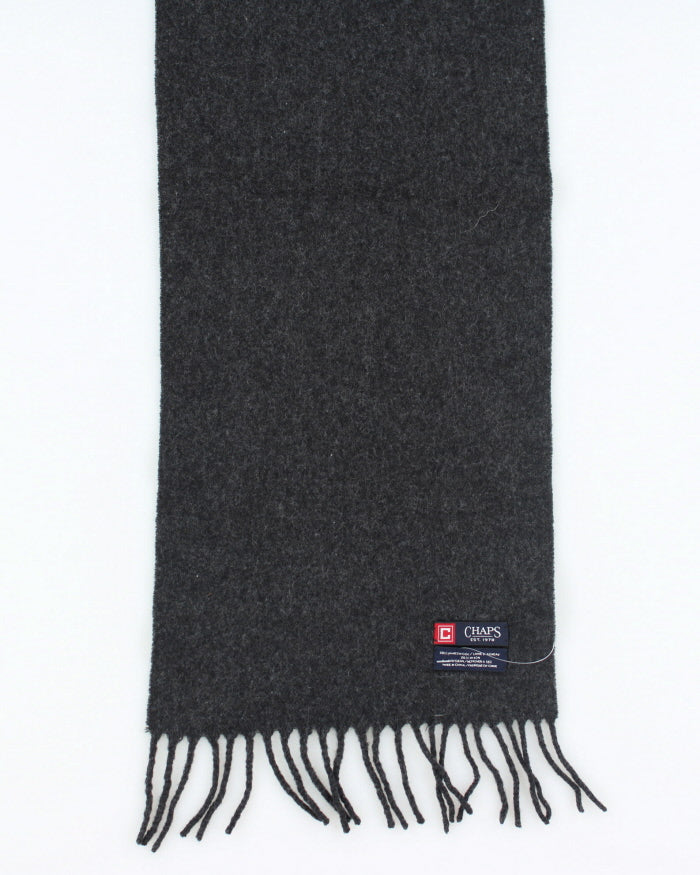 Chaps Grey Wool Blend Scarf